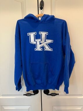 Royal Blue Hooded Sweatshirt - UK Logo